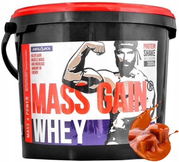 MEGABOL WHEY MASS GAINER 3000G - Mase Conditioner for Athletes