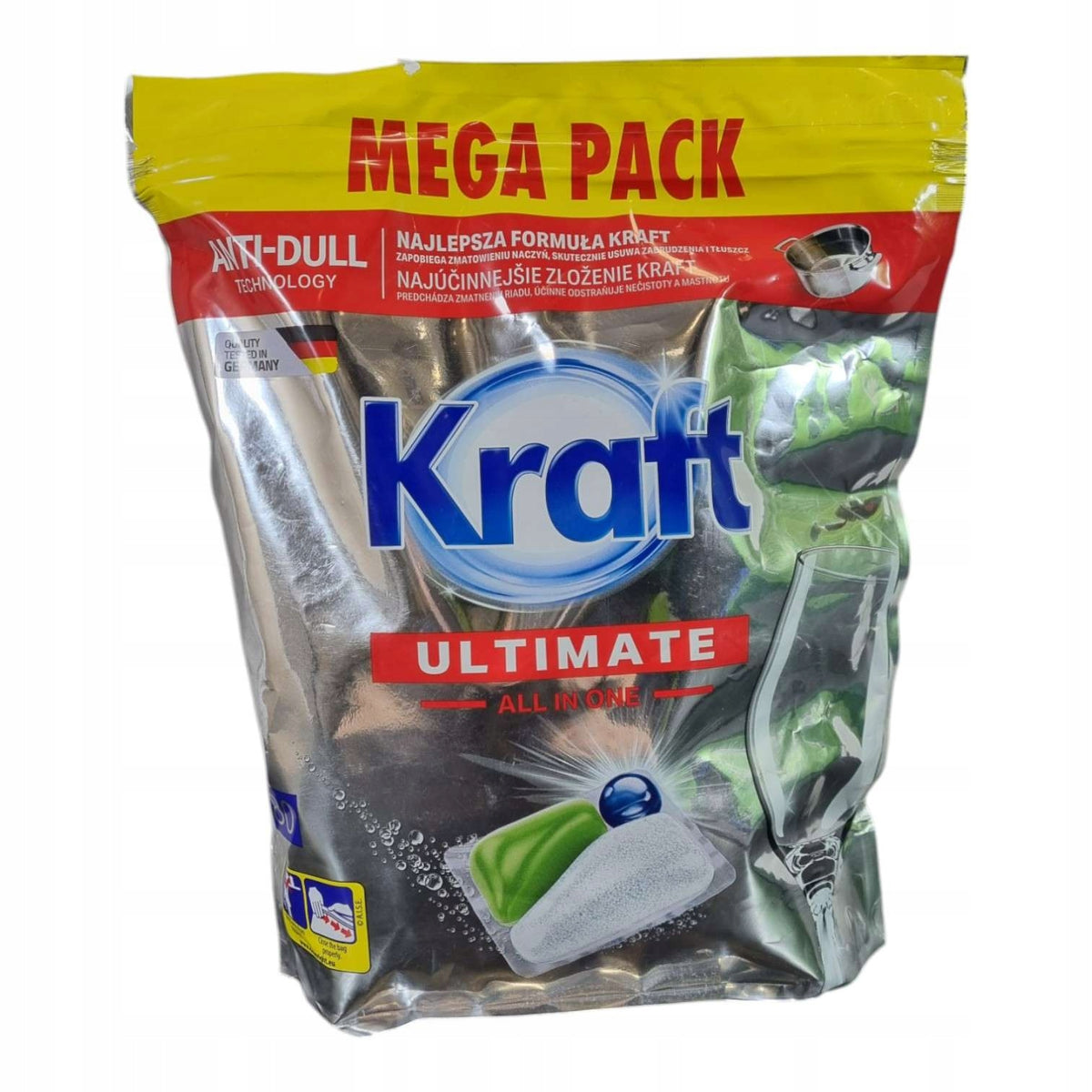 MEGAPACK Kraft Ultimate All In One Dishwasher Capsules 80pcs Brand Kraft