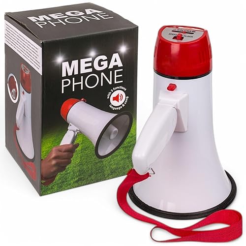 MEGAPHONE 5W WITH VOICE AND SONG FUNCTION STRAP SPORTS EVENTS FOR HOME