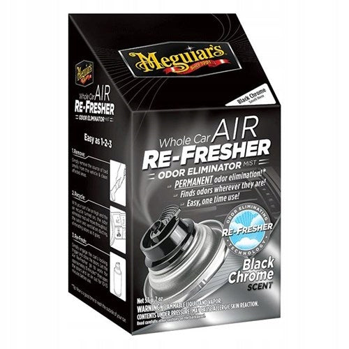 MEGUIAR'S AIR RE-FRESHER BLACK CHROME ODOR ELIMINATOR