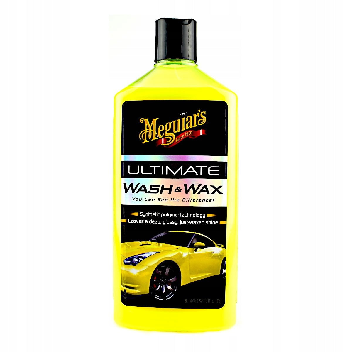 MEGUIARS ULTIMATE WASH & WAX CAR SHAMPOO WITH WAX 473 ML