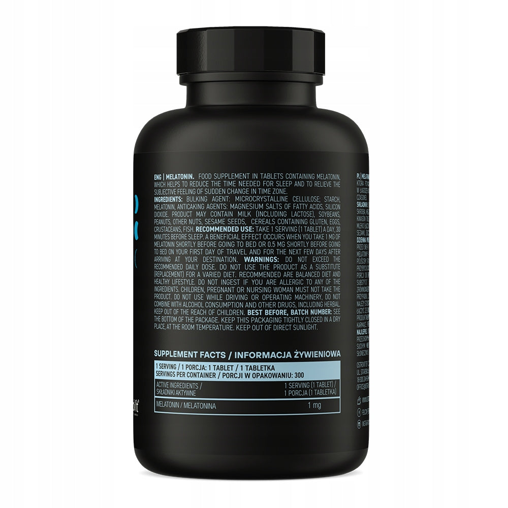 MELATONIN OstroVit Deep Sleep Melatonin 300 tabs HEALTHY Deep Sleep 1 mg Packaging status original