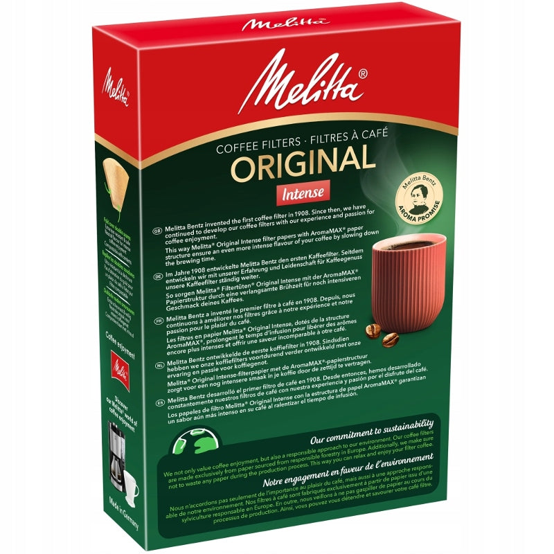 MELITTA PAPER COFFEE FILTERS 1x4 ORIGINAL INTENSE 80 PCS Brand Melitta