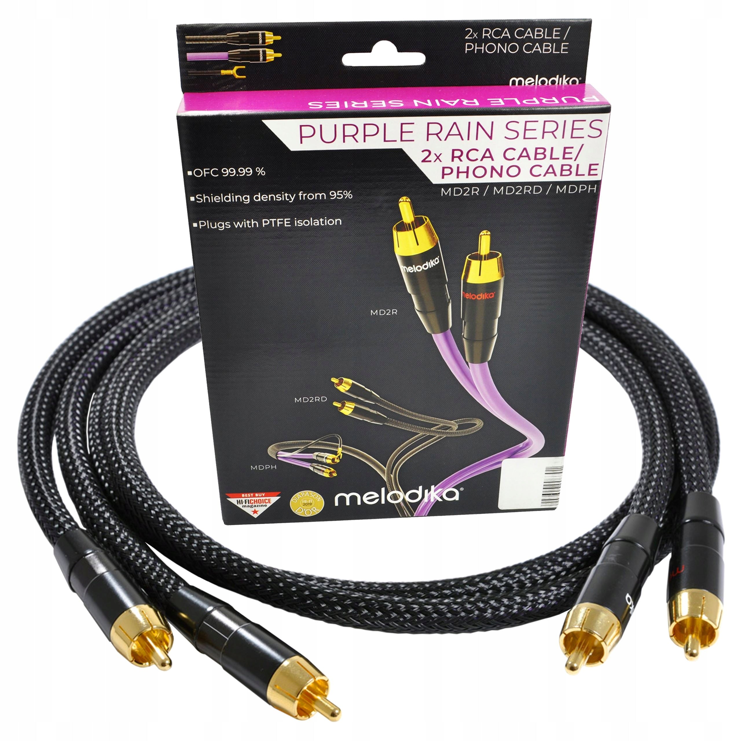 Melodika RCA (Cinch) x2 - RCA (Cinch) x2 0.5m