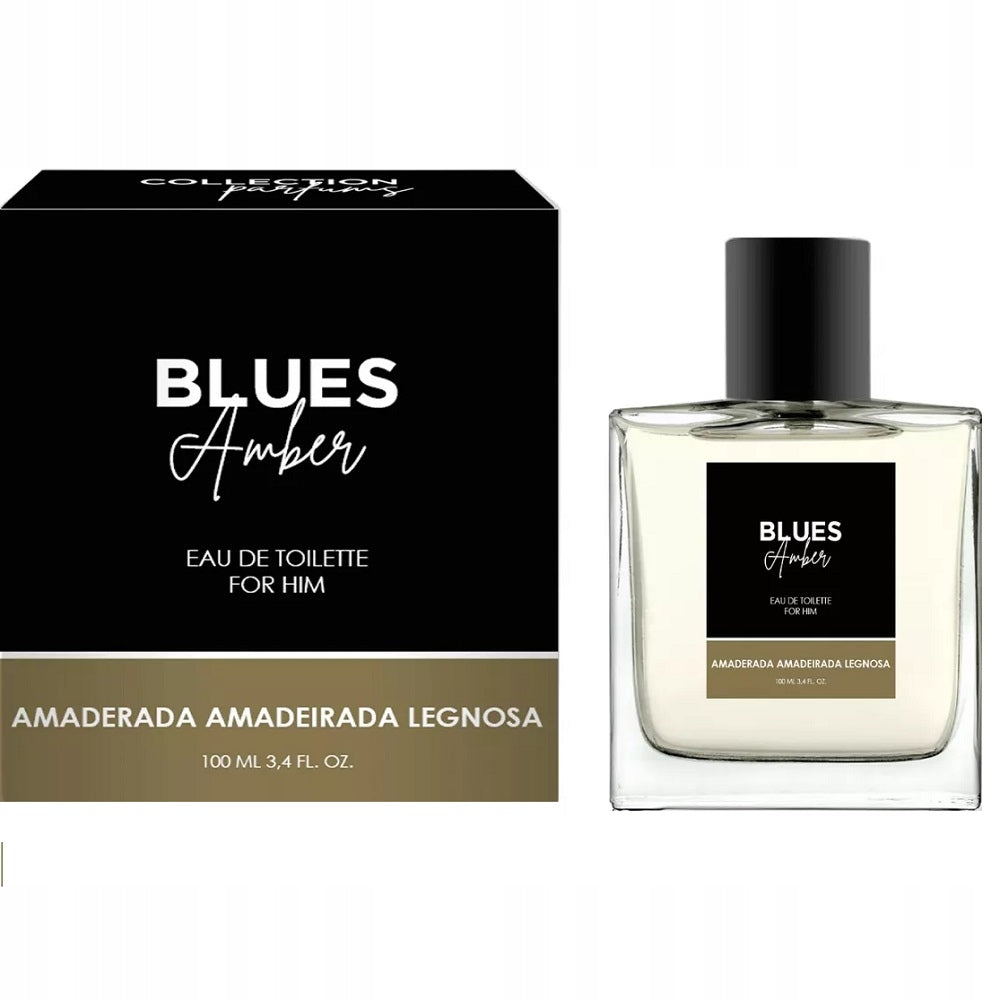 MELODY Blues Amber Men EDT eau de toilette for men perfume 100ml Brand Melody