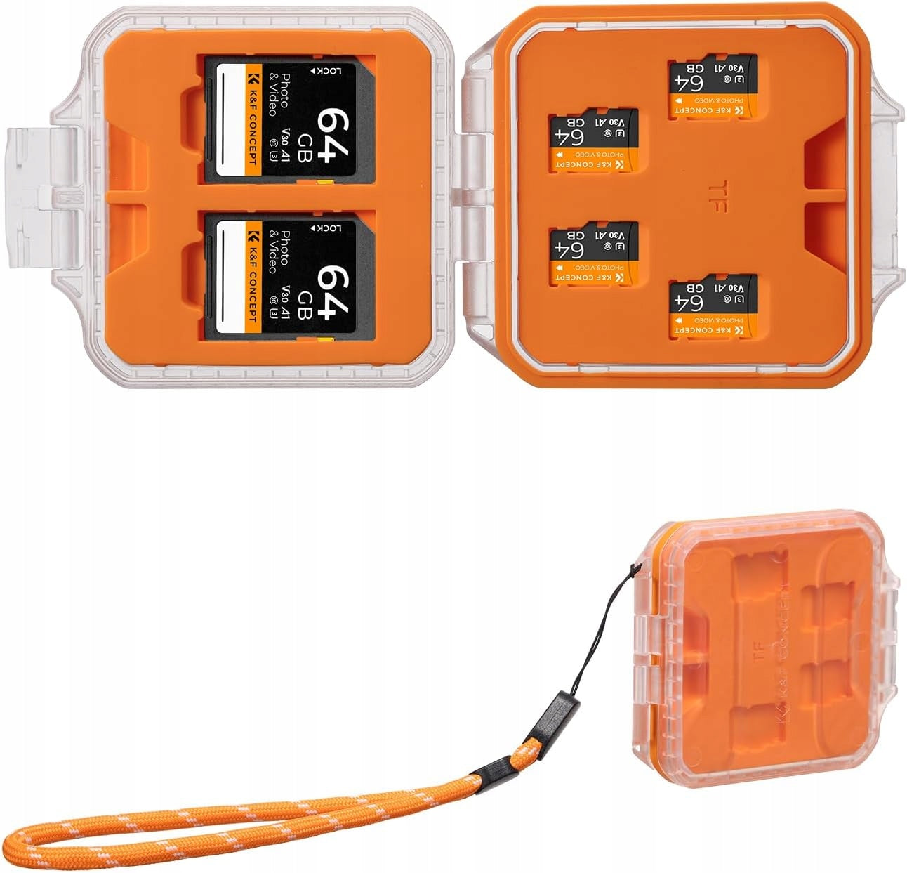 MEMORY CARD CASE 12 COMPARTMENTS SD MICRO SD CF WATERPROOF