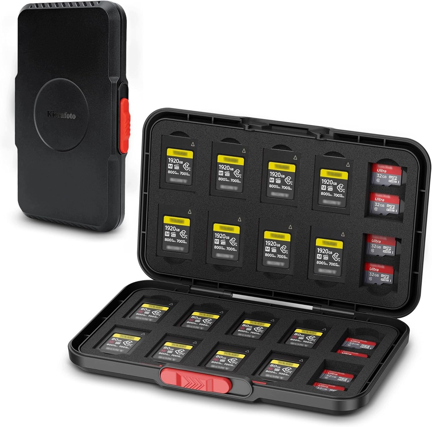 MEMORY CARD CASE CF EXPRESS SD TF ORGANIZER WATERPROOF