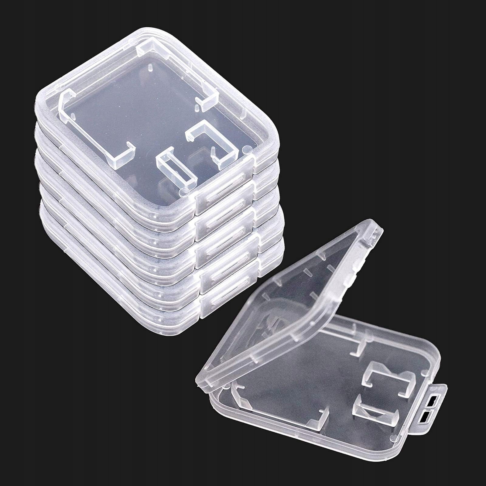 MEMORY CARD HOLDER SD SIM SET OF 20 PIECES STORAGE TRANSPARENT