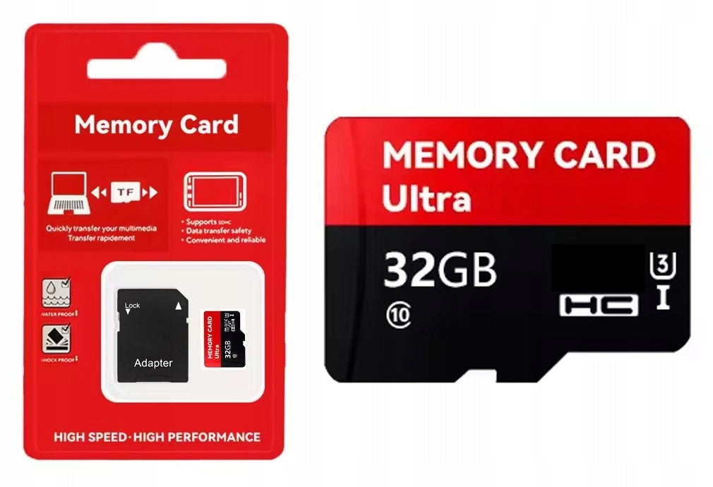 MEMORY CARD MICRO SD SDHC MICROSD ULTRA UHS-III U3 V10 32GB + ADAPTER