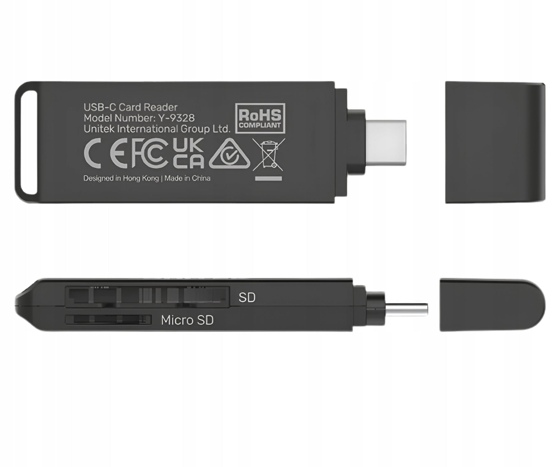 MEMORY CARD READER SD/MICRO SD Y-9328 UNITEK Manufacturer Unitek