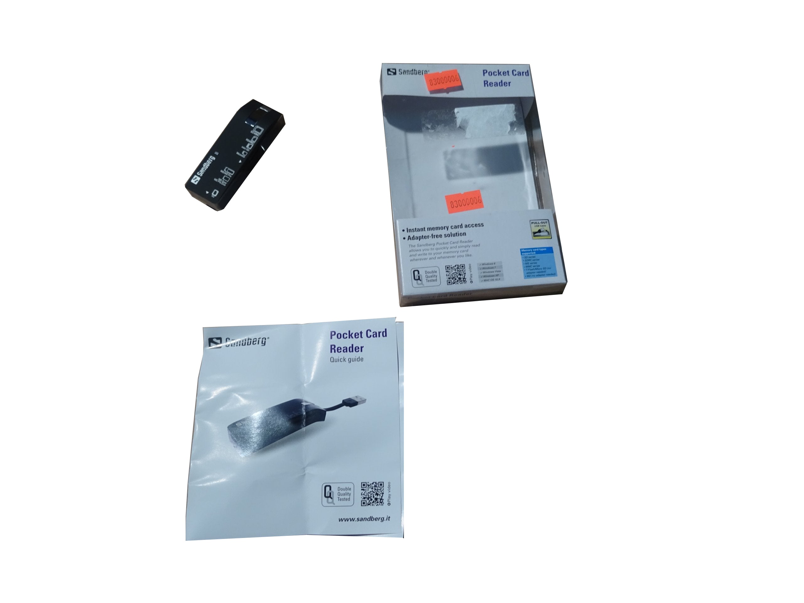 MEMORY CARD READER SD MICROSD MMC SANDBERG