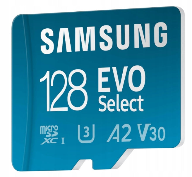 MEMORY CARD SAMSUNG EVO SELECT (2024) microSD+ADAPTER SD 128 GB 160 MB/s Manufacturer Samsung