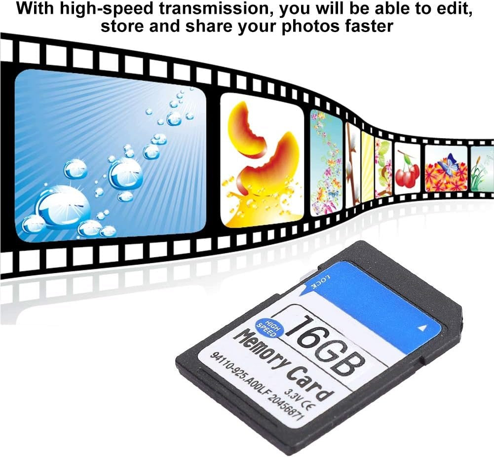 MEMORY CARD SD 16GB FAST 90MB/S CAMERA SLR PHOTO Manufacturer no brand