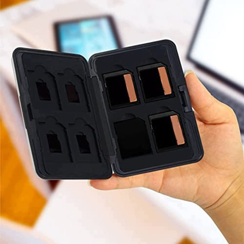 MEMORY CARD STORAGE BOX ALUMINUM WATERPROOF BLACK Manufacturer no brand