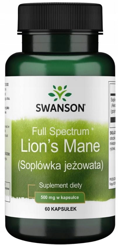 MEMORY CONCENTRATION Swanson FS Lion's mane (lion's mane) 60 kaps Brand Swanson