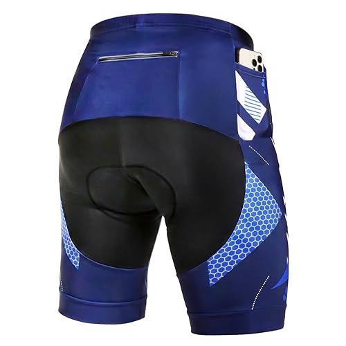 MEN'S 5D GEL PADDED BREATHABLE CYCLING SHORTS FOR BIKE Brand no brand