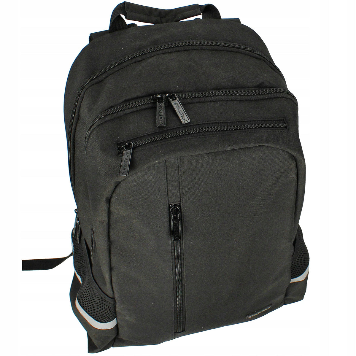 MEN'S BACKPACK FOR SCHOOL WORK BLACK LARGE FOR LAPTOP ROOMY Brand Starpak