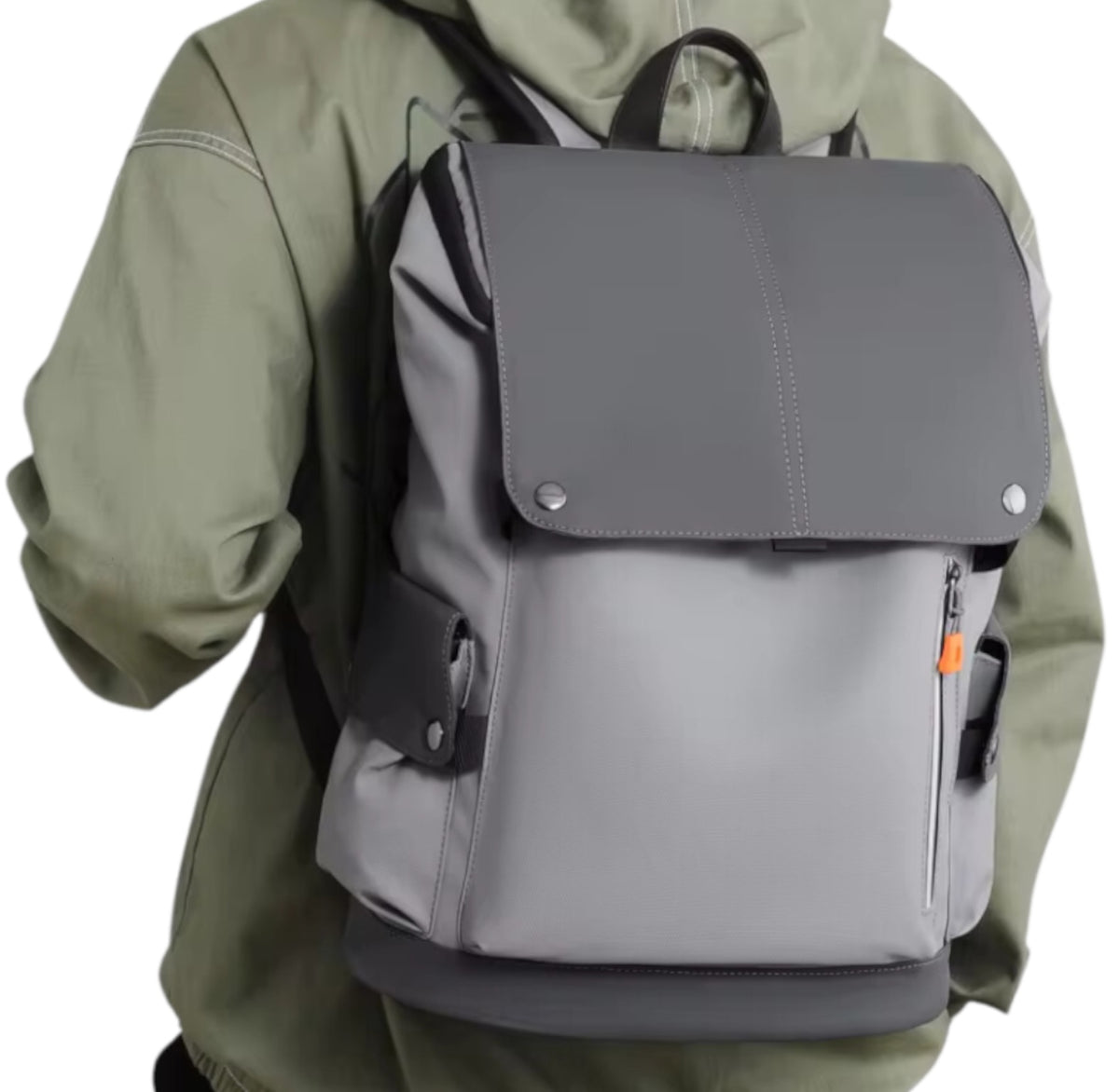 MEN'S BACKPACK FOR SCHOOL WORK WATERPROOF DURABLE SOLID SCHOOL
