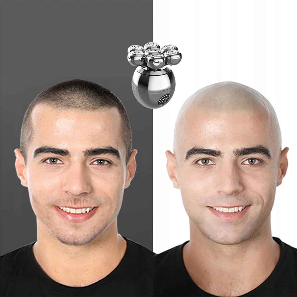 MEN'S BEARD HEAD SHAVER BEARD TRIMMER CLIPPER OVERLAY Type head