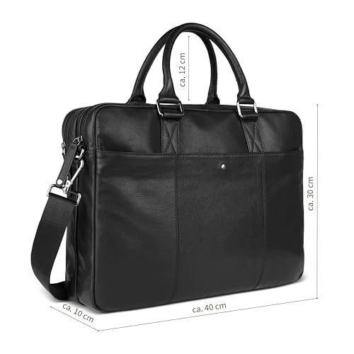 MEN'S BUSINESS LEATHER LAPTOP FILE 17 INCHES FOR MAN HOME Manufacturer code Producent niezależny