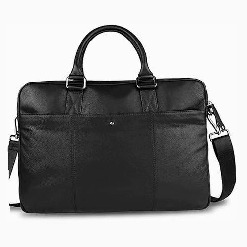 MEN'S BUSINESS LEATHER LAPTOP FILE 17 INCHES FOR MAN HOME