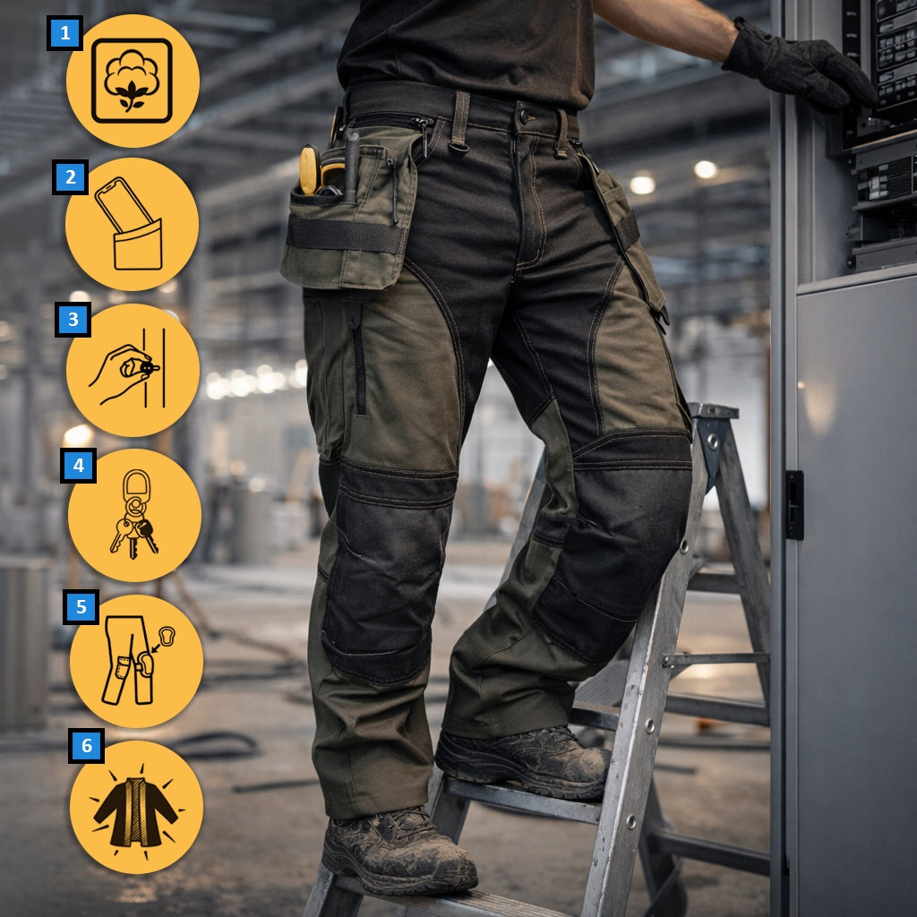 MEN'S CARGO PANTS ASSEMBLY ELASTIC COTTON tactical OHS Packaging status original