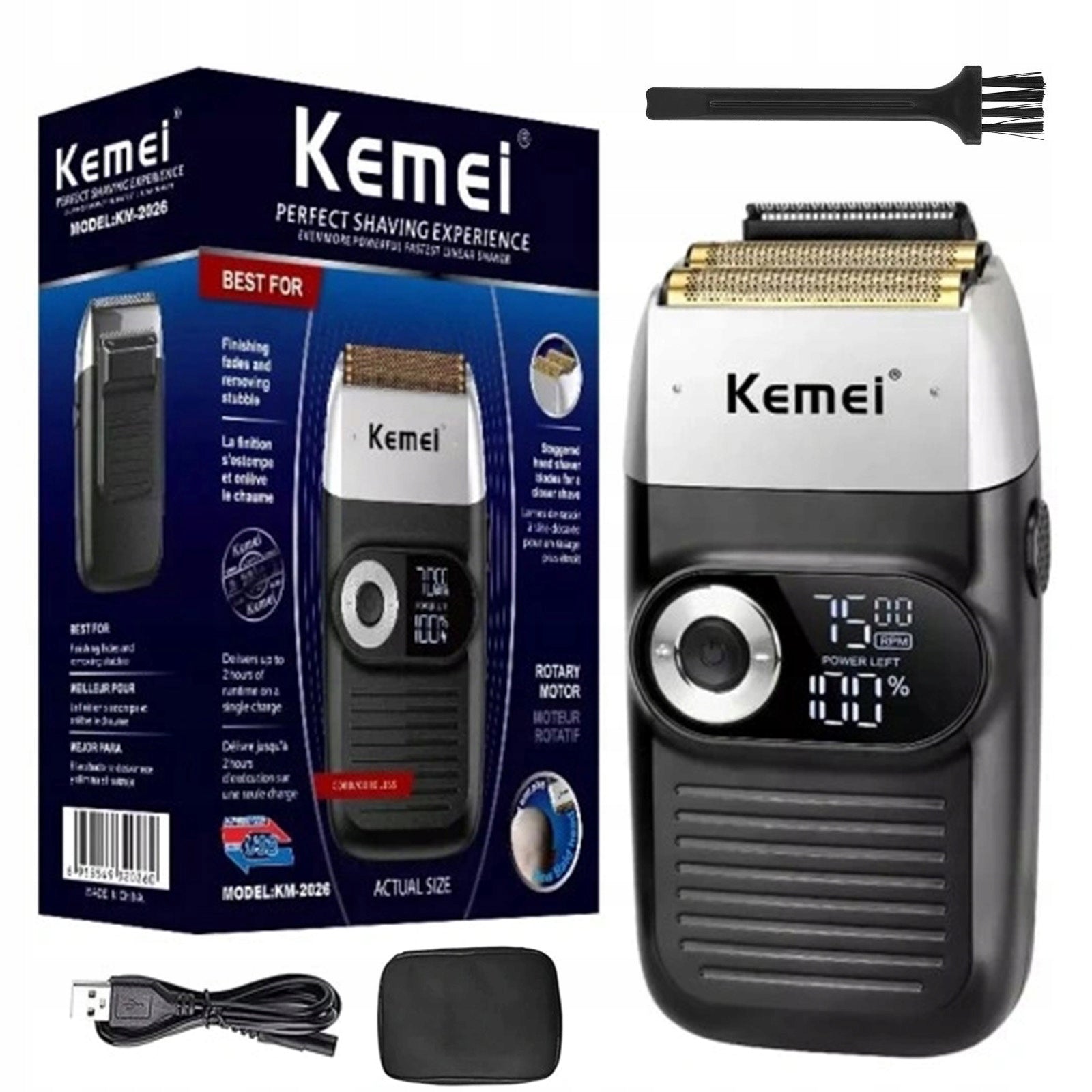 MEN'S ELECTRIC FOIL SHAVER 18650 1400mAh