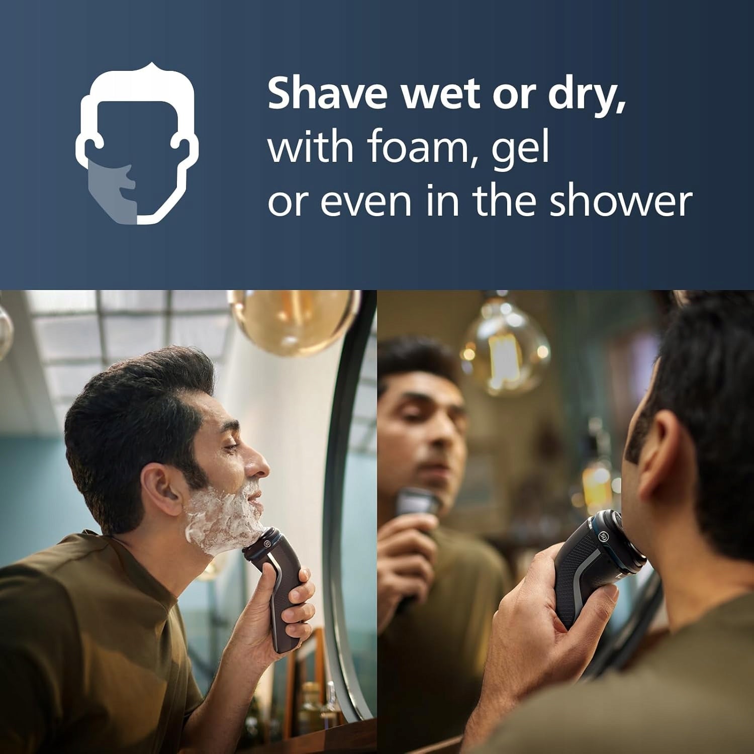 MEN'S ELECTRIC ROTARY CORDLESS WET AND DRY TRIMMER Manufacturer code 5907400188701