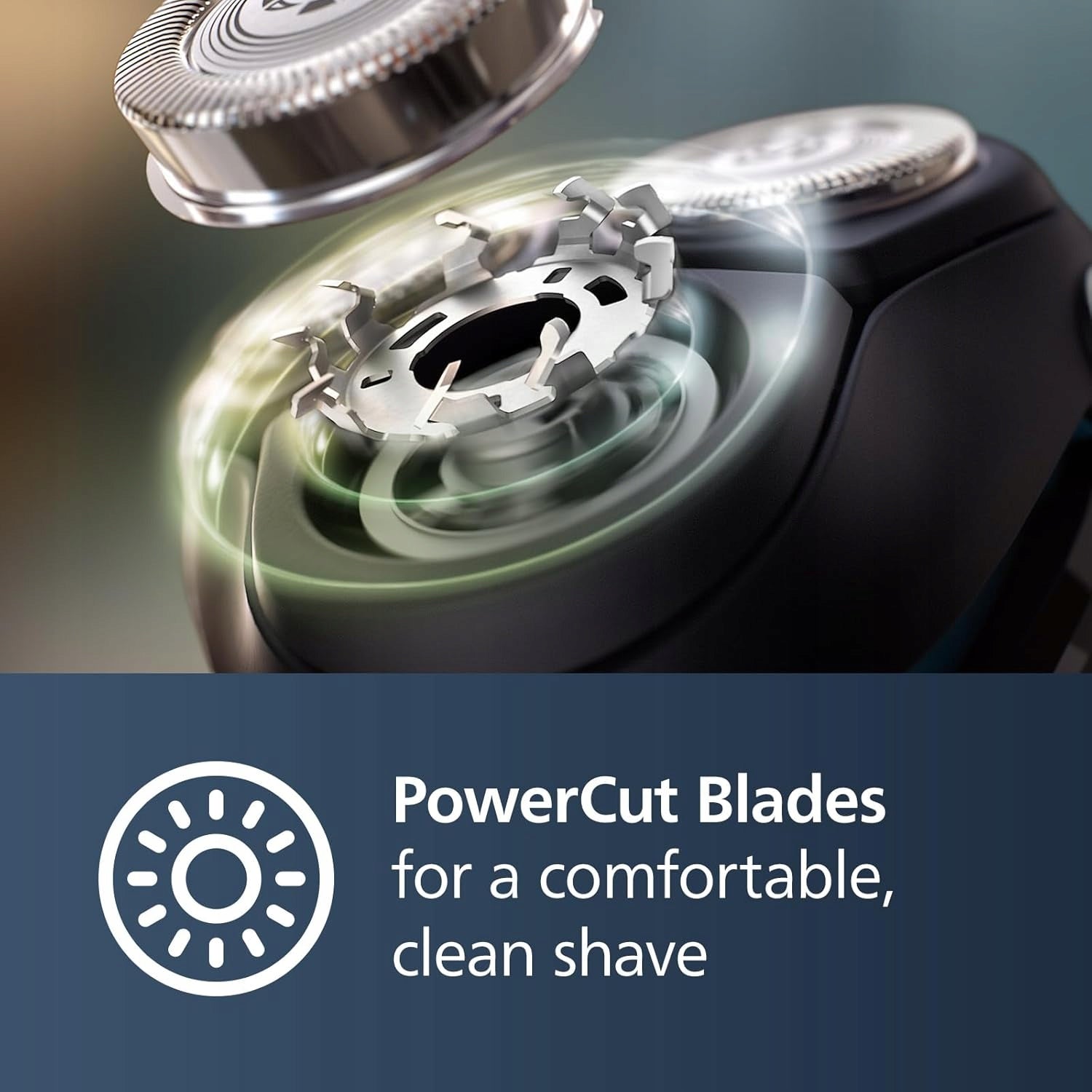 MEN'S ELECTRIC ROTARY CORDLESS WET AND DRY TRIMMER Packaging status original