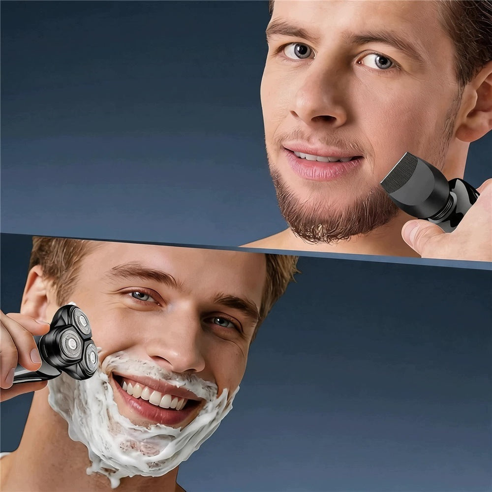 MEN'S ELECTRIC SHAVER WITH USB NOSE AND SIDEBURN HEAD Wireless operating time 0 min