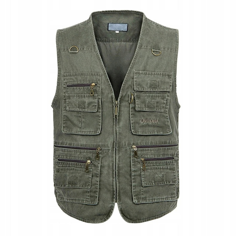 MEN'S FISHING VEST TANK TOP XL