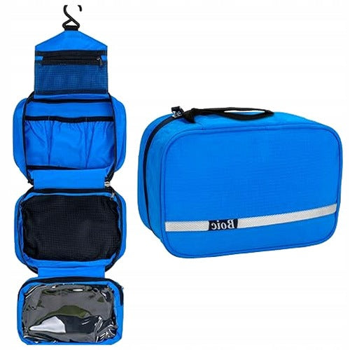 MEN'S HANGING COSMETIC BAG WATERPROOF 4 TRAVEL COMPARTMENTS FOR HOME