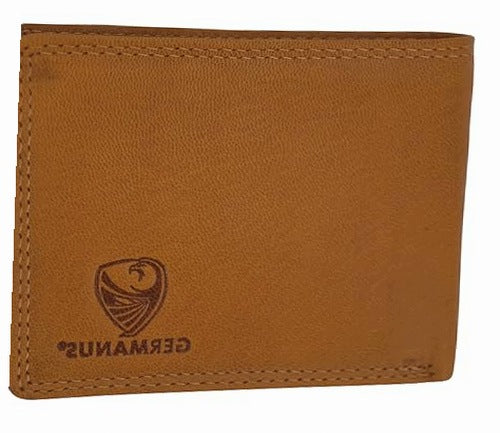 MEN'S LEATHER WALLET GERMANUS MAX LIGHT BROWN CLASSIC for home