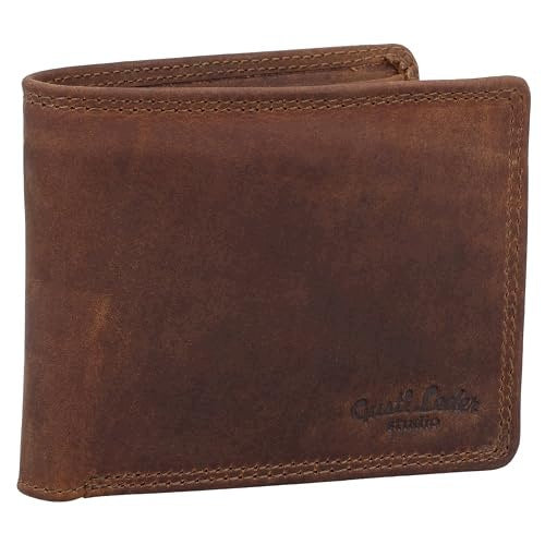 MEN'S LEATHER WALLET WITH RFID PROTECTION 6 CARDS SLIM BLACK MEN'S FOR HOME Brand no brand