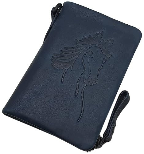 MEN'S LEATHER WALLET WITH RFID PROTECTION NFC BLUE GIFT FOR HOME Brand no brand