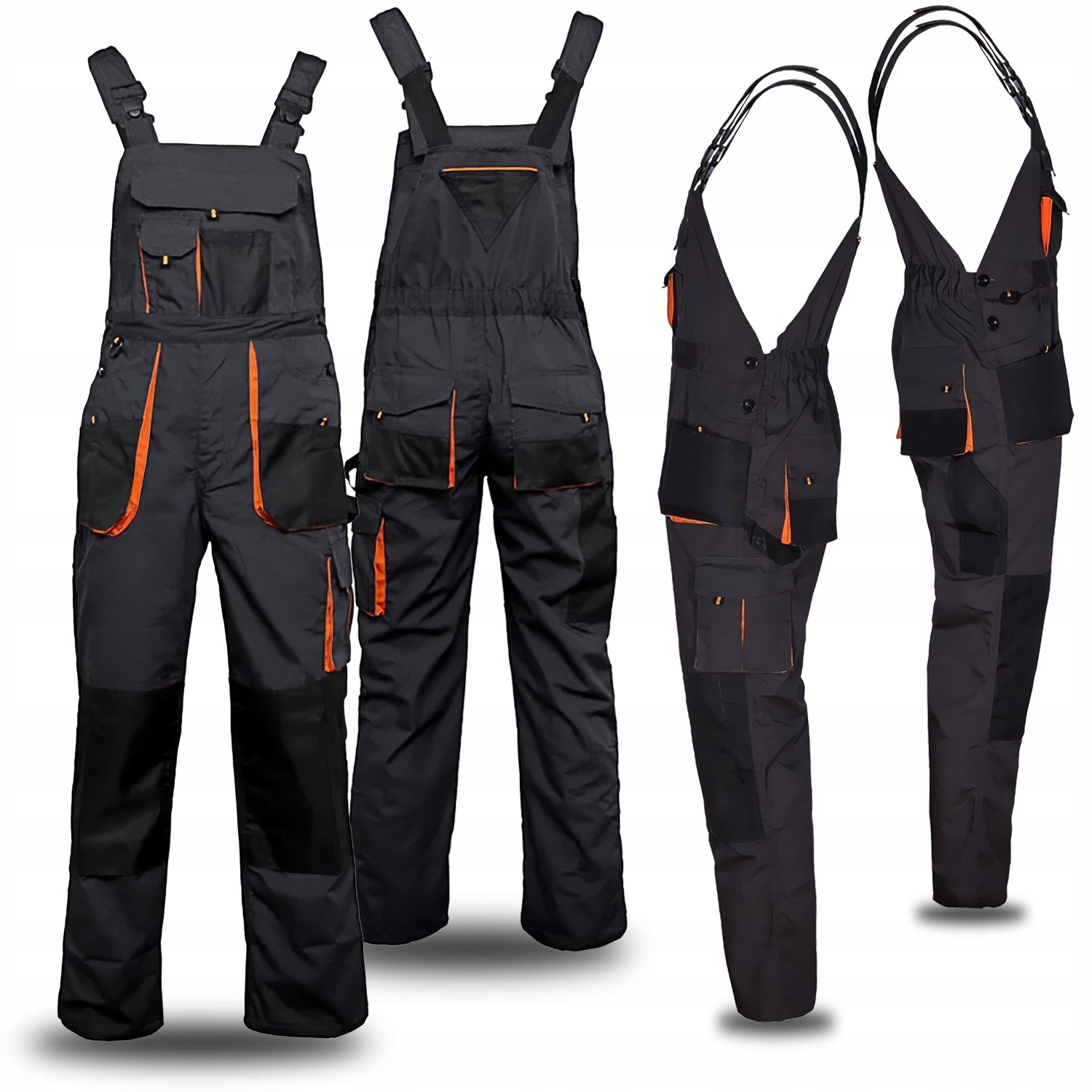 MEN'S OVERALLS WORK PANTS TRIPLE STITCHING STRONG EAN (GTIN) 5904811730819
