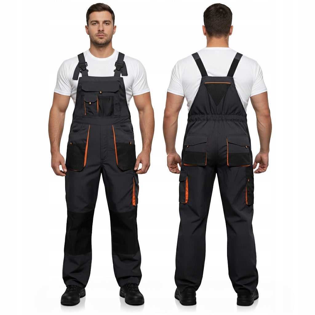 MEN'S OVERALLS WORK PANTS TRIPLE STITCHING STRONG