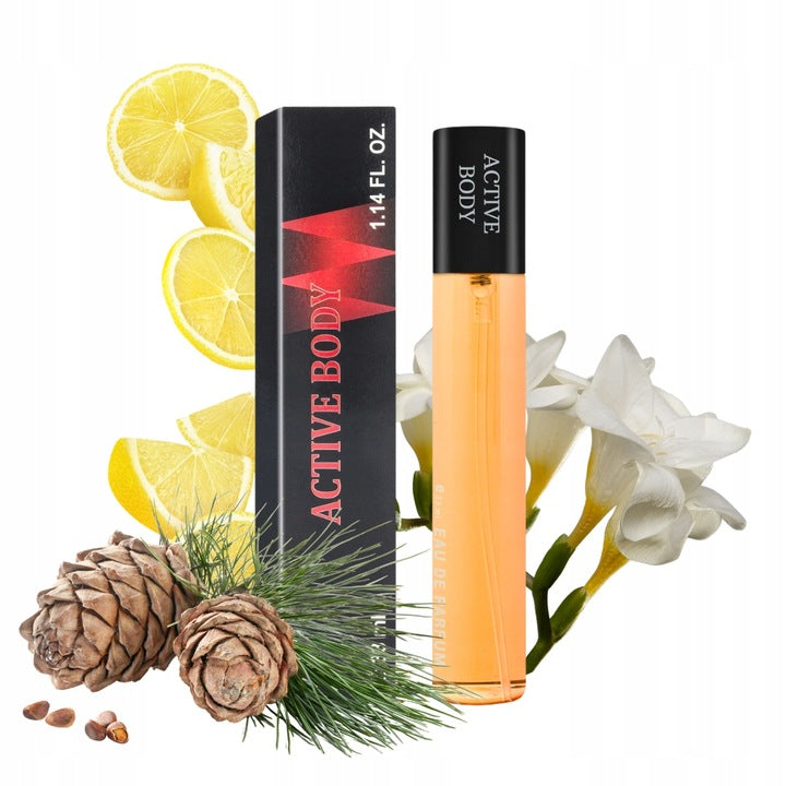 MEN'S PERFUME ACTIVE BODY DURABLE FRESH WARMING 33 ml