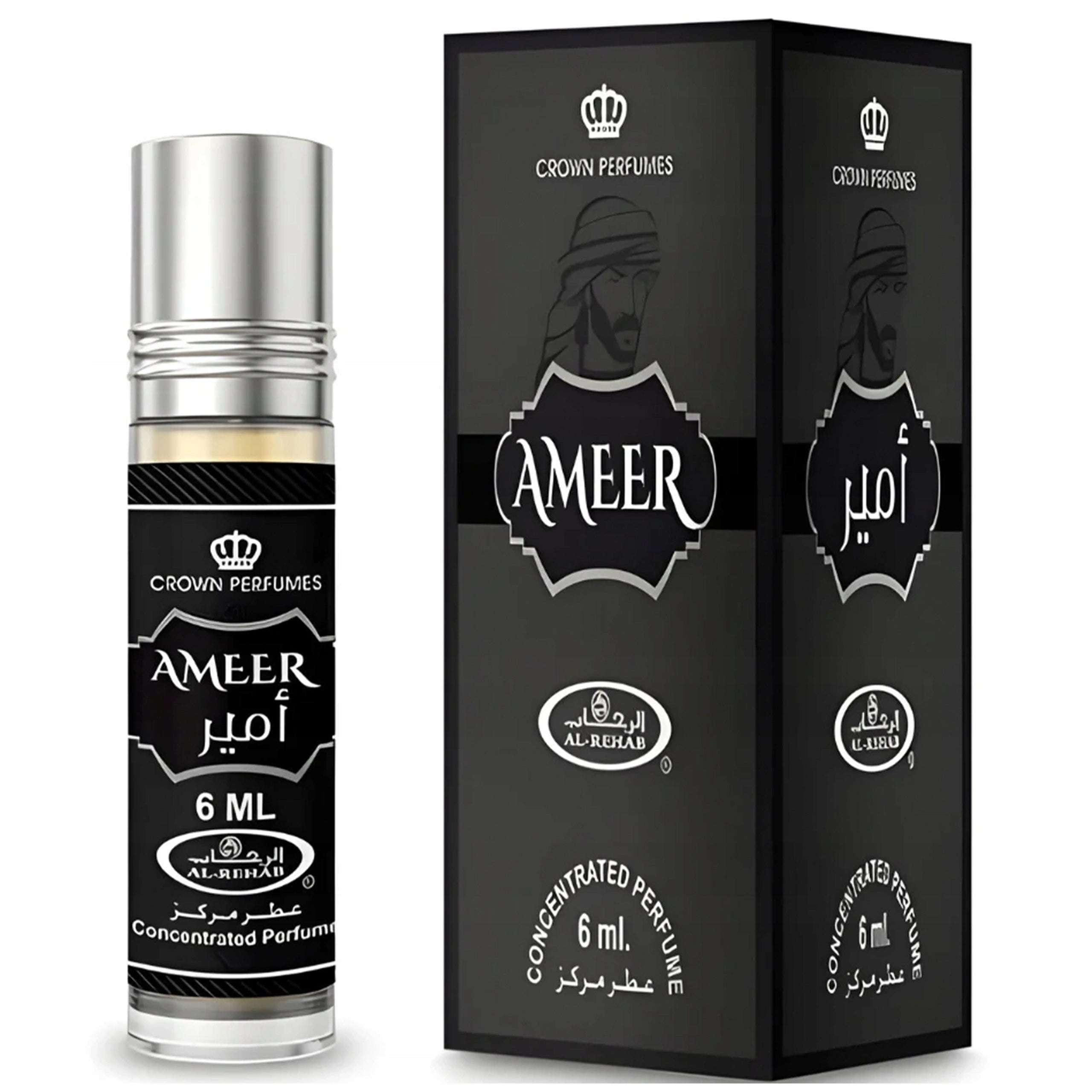 MEN'S PERFUME ARABIC ORIENTAL AL-REHAB AMEER FRESH ORIGINAL DURABLE