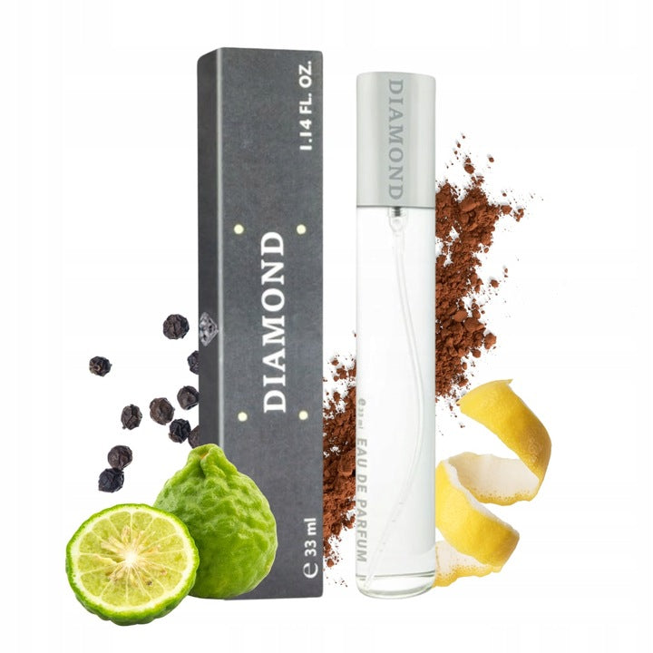 MEN'S PERFUME DIAMOND MAN BERGAMOT COCOA AMBER CEDAR 33 ml