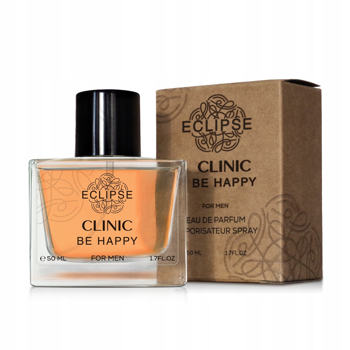 MEN'S PERFUME EDT EAU DE PARFUM ECLIPSE CLINIC BE HAPPY 50ML