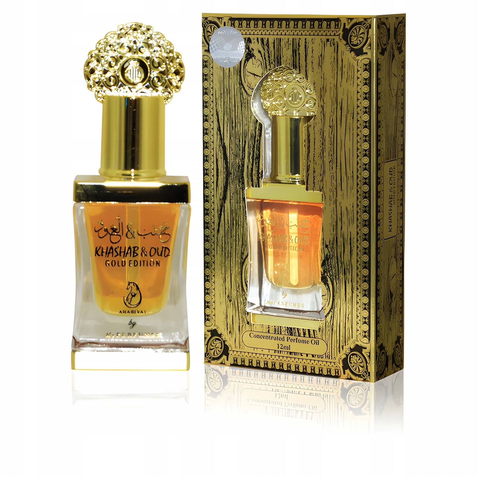 MEN'S PERFUME KHASHAB & OUD GOLD EDITION IN OIL WITH CHARACTER