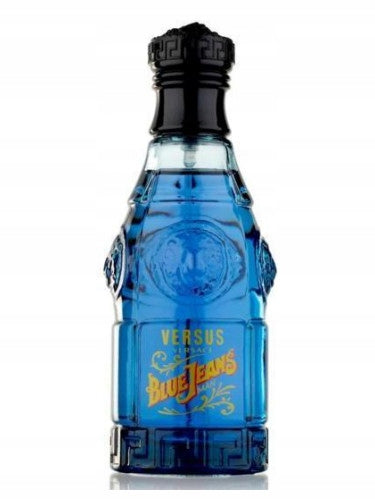 MEN'S PERFUME VERSACE BLUE JEANS 75 ML. ORIGINAL - METAL BOX Packaging status original