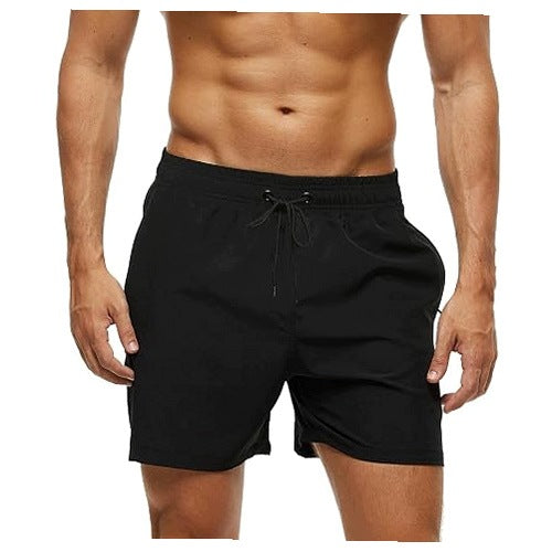 MEN'S QUICK DRYING WATERPROOF SWIM SHORTS WITH POCKET FOR HOME