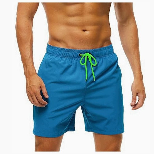 MEN'S QUICK-DRYING WATERPROOF SWIM SHORTS WITH ZIP POCKET