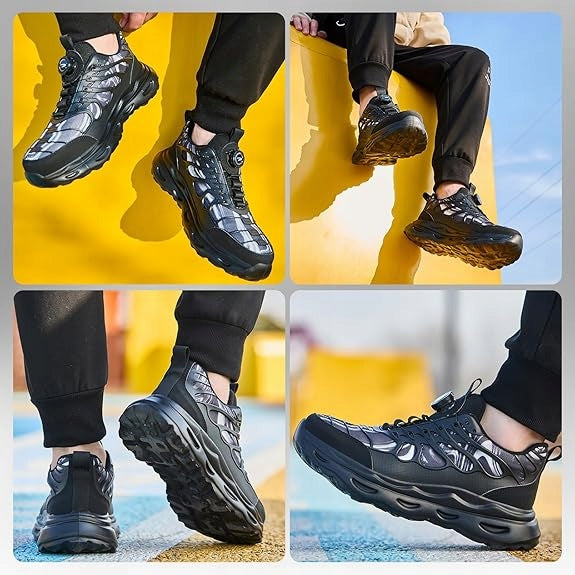 MEN'S S3 SAFETY WORK SHOES WITH SWIVEL CLASP SIZE 44 Brand no brand