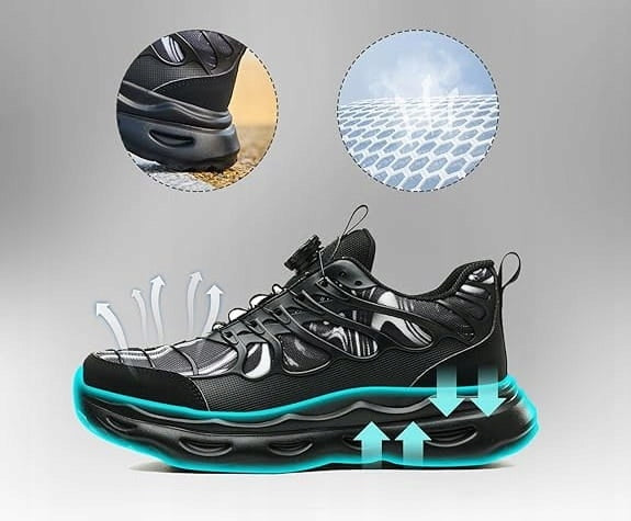 MEN'S S3 SAFETY WORK SHOES WITH SWIVEL CLASP SIZE 44 Manufacturer code 5908455607865