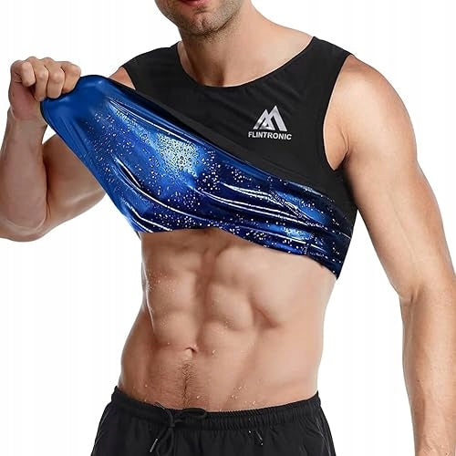 MEN'S SAUNA SHIRT BLACK SIZE XL SPORTS MEN'S HOME