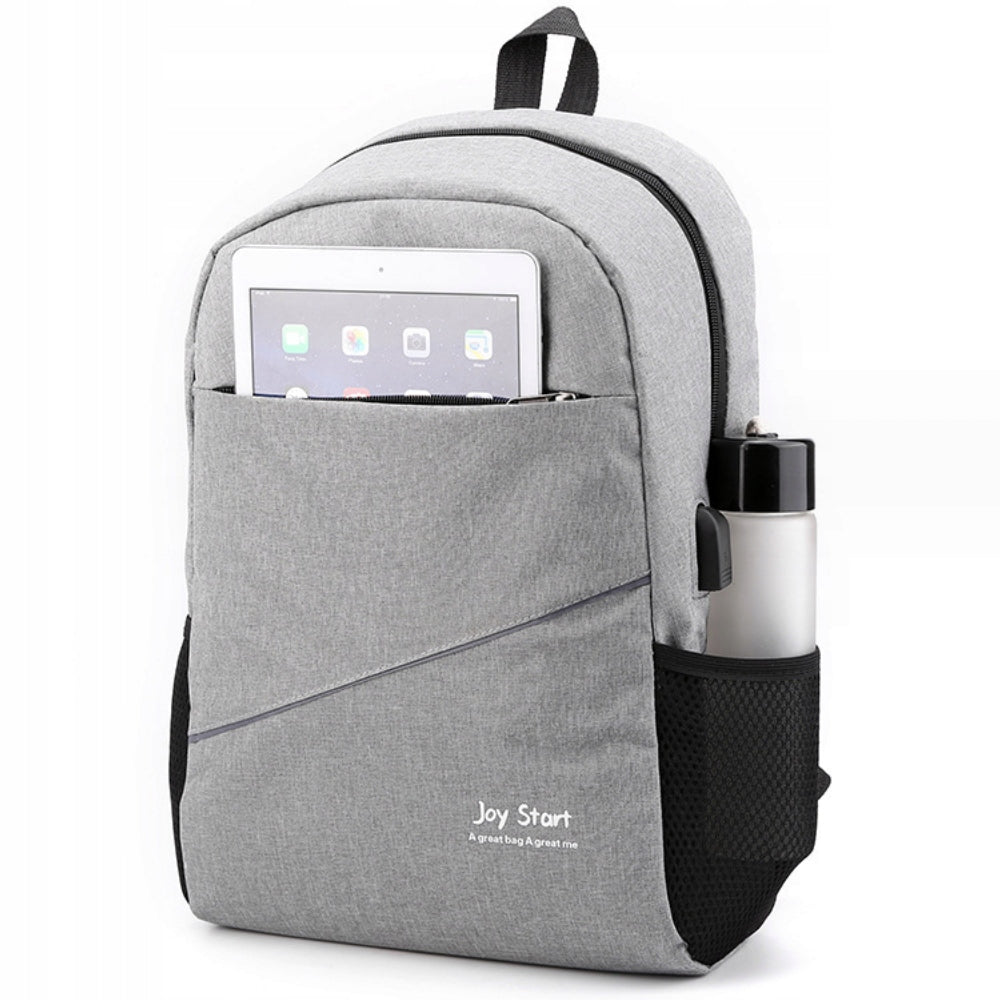 MEN'S SCHOOL BACKPACK FOR WORK CITY SCHOOL FOR LAPTOP A4 SPORTS Manufacturer code P323 SZARY