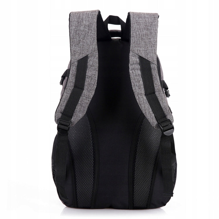MEN'S SCHOOL LAPTOP BACKPACK GREY EAN (GTIN) 0750743291509